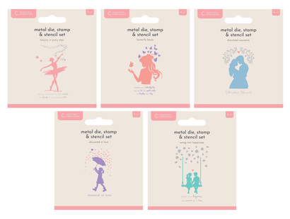 Crafter's Companion Silhouette Dies & Stencils Selection