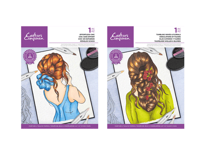 Crafter's Companion Natural Beauty Stamp Duo