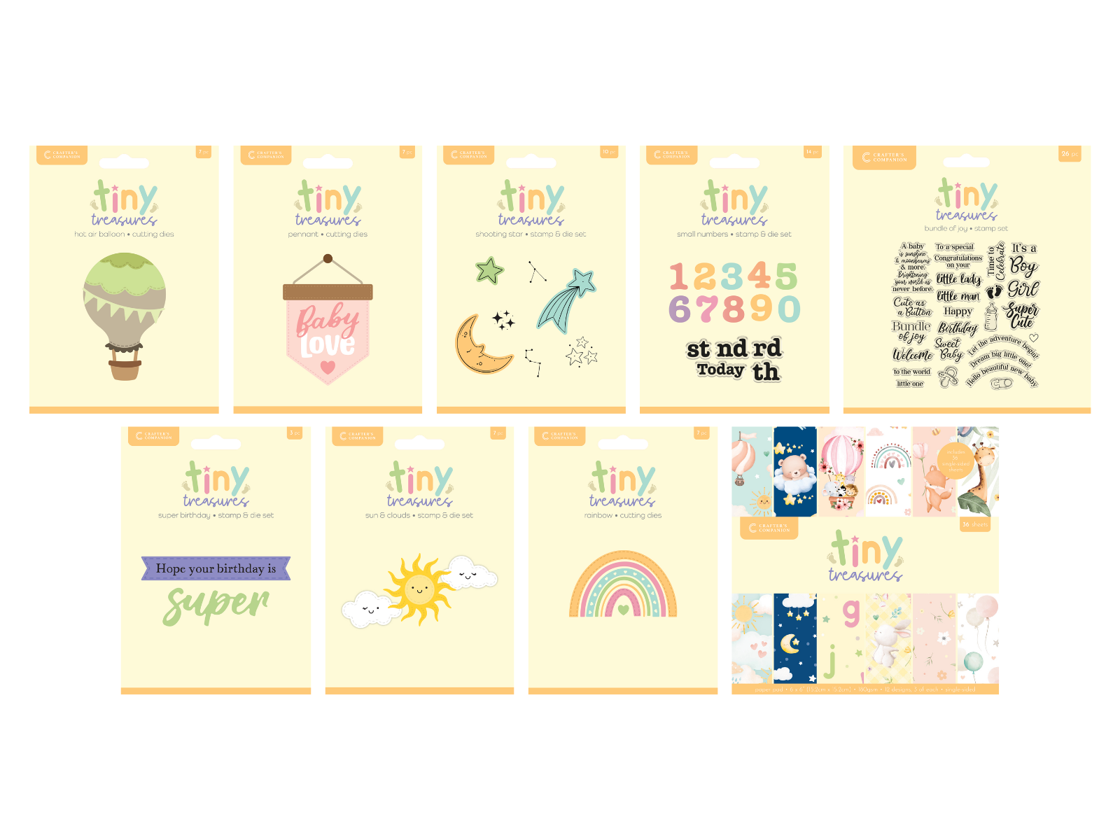 Crafter's Companion Tiny Treasures Complete Collection