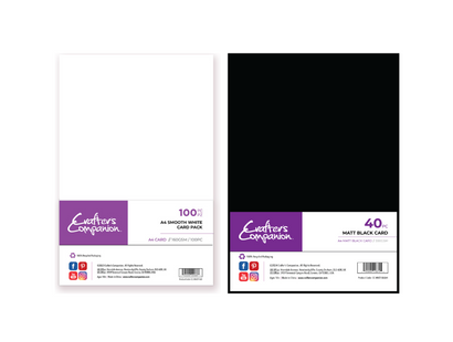 Crafter's Companion Black & White A4 Card Collection