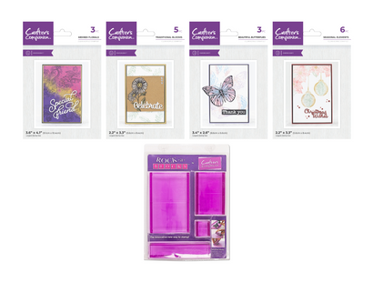 Crafter's Companion Pearl Powder Acrylic Stamps Collection
