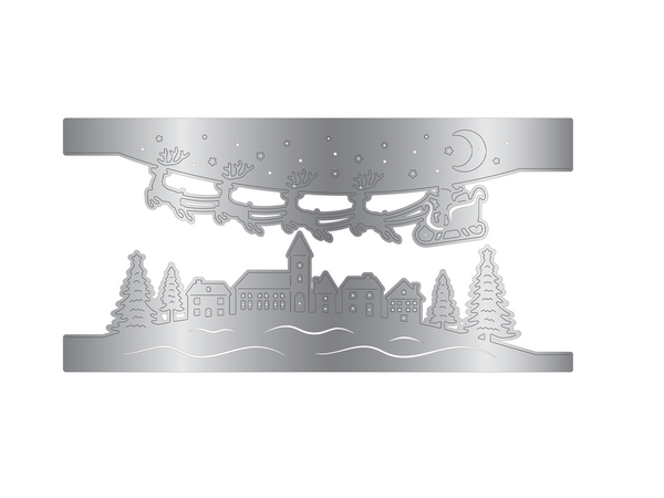 Crafter's Companion Metal Die Edge Set - Christmas Eve