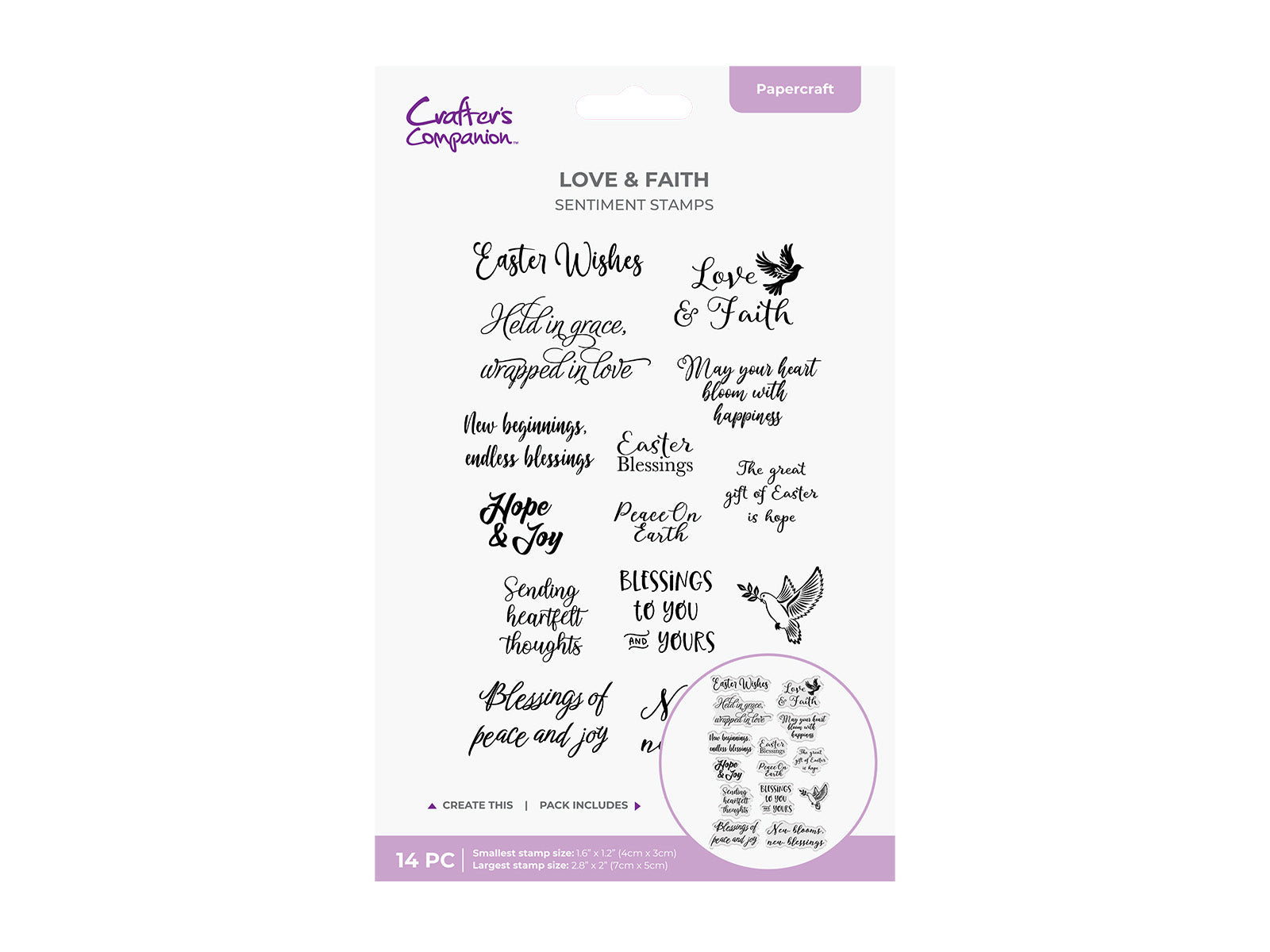 Easter Sentiment Stamp Set