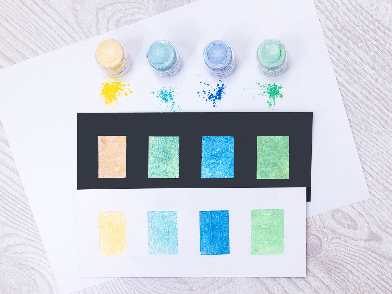 Aqua Shimmer Illusion Powders 4pc