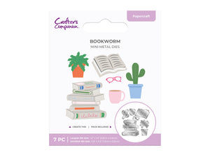 Bookworm Mini Metal Die Set