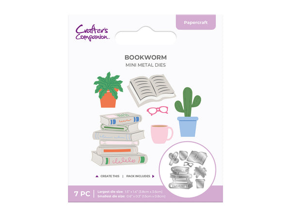Bookworm Mini Metal Die Set