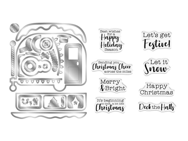Crafter's Companion Stamp & Die - Festive Camper