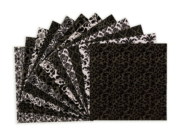 Flocked Damask Paper Pad - 12