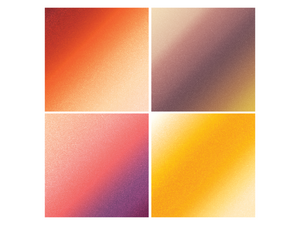 Crafter's Companion 12" x 12" Ombre Glitter Pad - Warm Tones