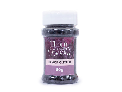 Sara Signature Thorn & Bloom - Black Glitter