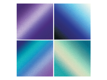Crafter's Companion 12" x 12" Ombre Glitter Pad - Cool Tones
