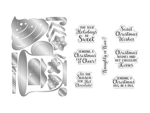 Crafter's Companion Stamp & Die - Hot Chocolate