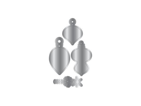 Crafters Companion Metal Die Christmas Embellishment - Baubles