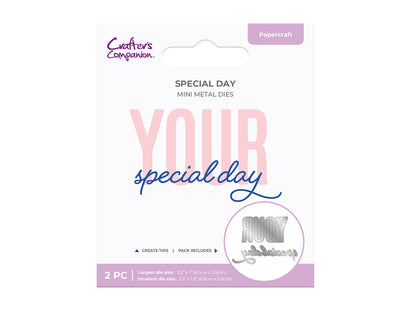 Special Day Mini Metal Die Set