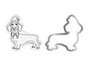 Crafter's Companion Santa Paws Stamp and Die - Dachshund