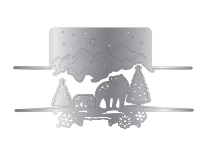 Crafter's Companion Metal Die Edge Set - Arctic Friends