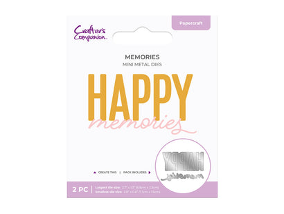 Memories Mini Metal Die Set