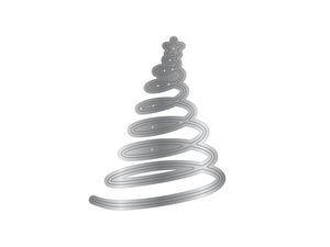 Crafters Companion Metal Die Christmas Embellishment - Christmas Tree
