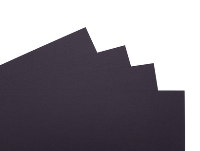 Arden Creative Studio Premium Cardstock Pitch Black 12" x 12" - 20 Pack