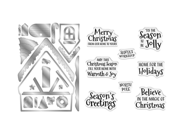 Crafter's Companion Stamp & Die - Christmas Cabin