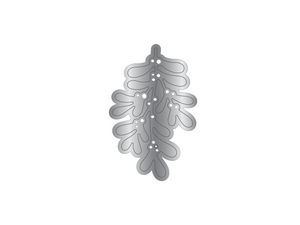 Crafters Companion Metal Die Christmas Embellishment - Mistletoe