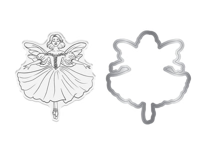 Sara Signature A Christmas Dream Stamp and Die - Sugar Plum Fairy