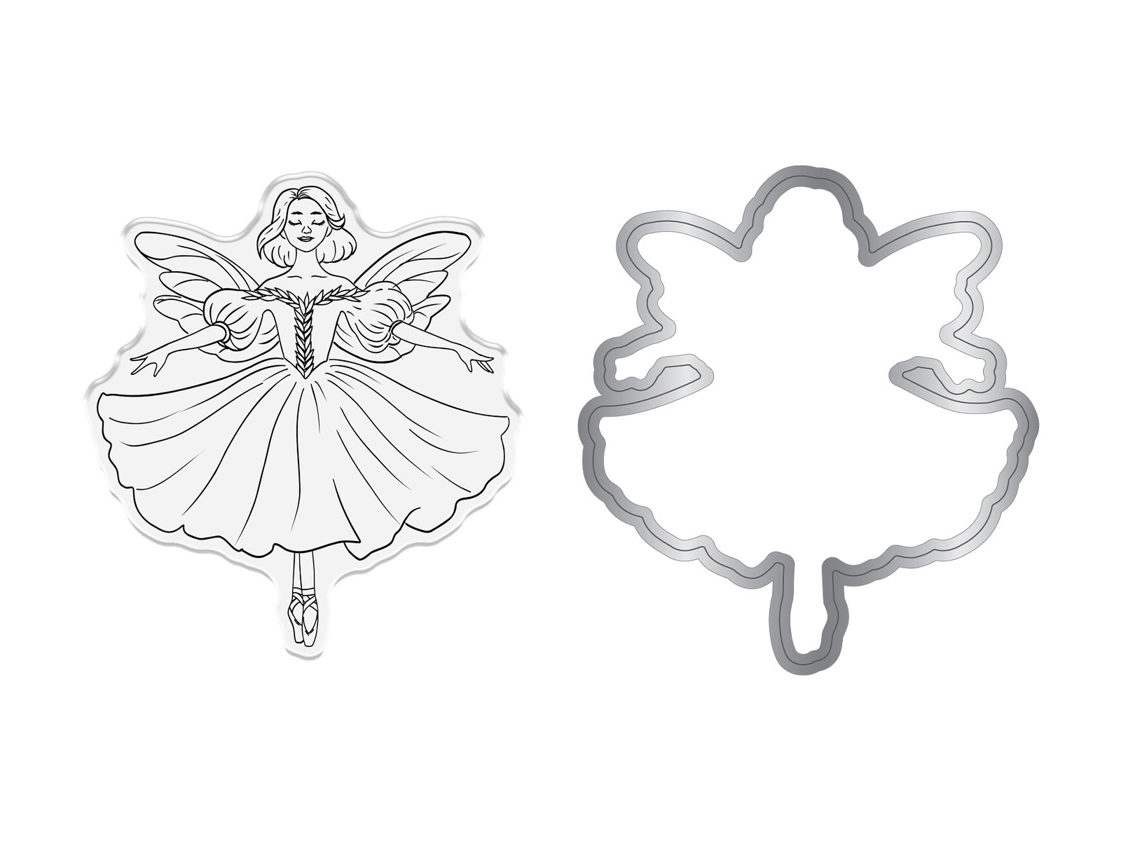 Sara Signature A Christmas Dream Stamp and Die - Sugar Plum Fairy