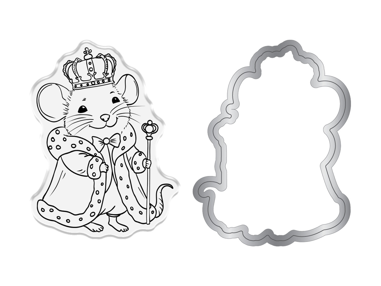 Sara Signature A Christmas Dream Stamp and Die - King Mouse