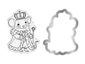 Sara Signature A Christmas Dream Stamp and Die - King Mouse