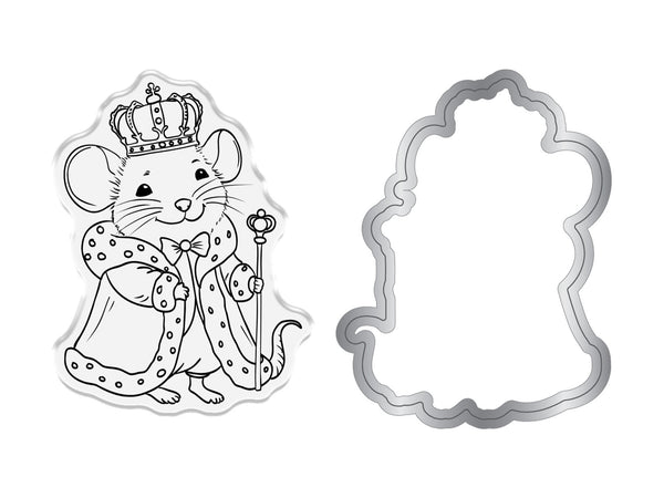 Sara Signature A Christmas Dream Stamp and Die - King Mouse