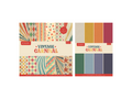 Vintage Carnival Paper Pad & Linen Card Duo
