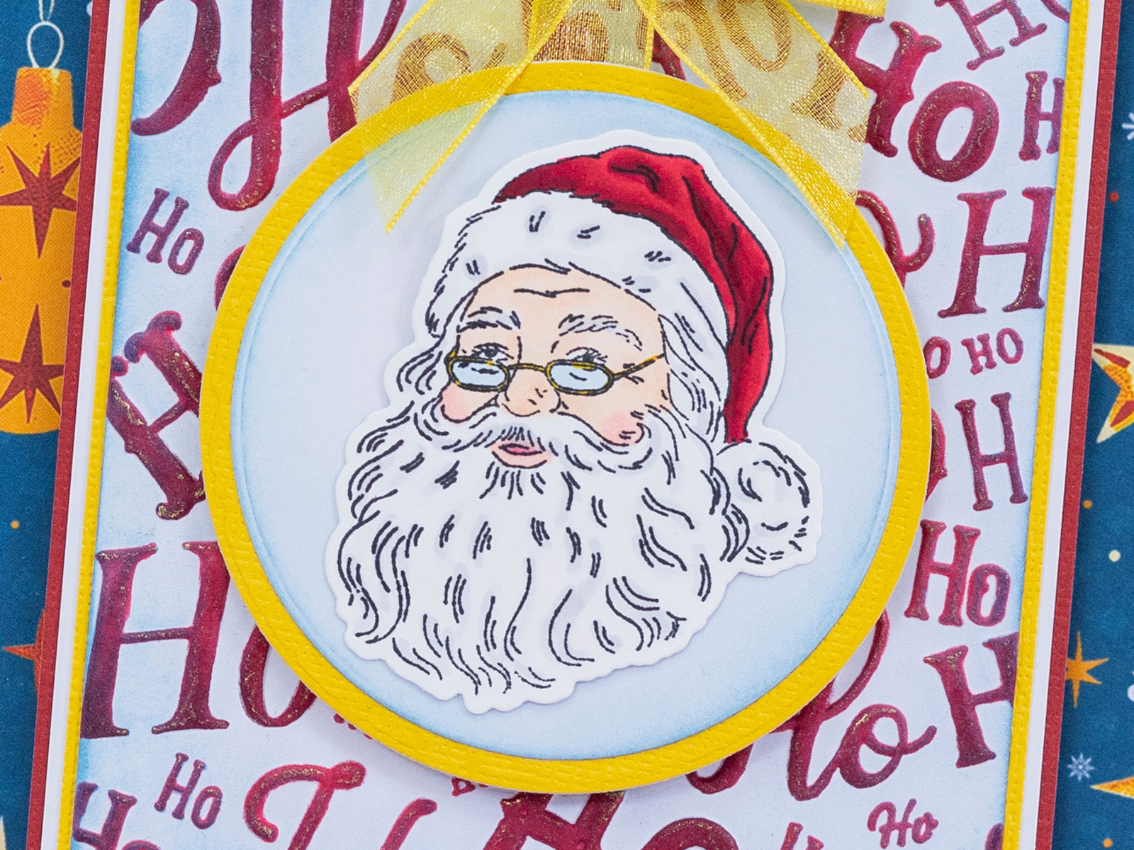 Crafter's Companion Retro Christmas Collection Stamp & Die Set - Santa