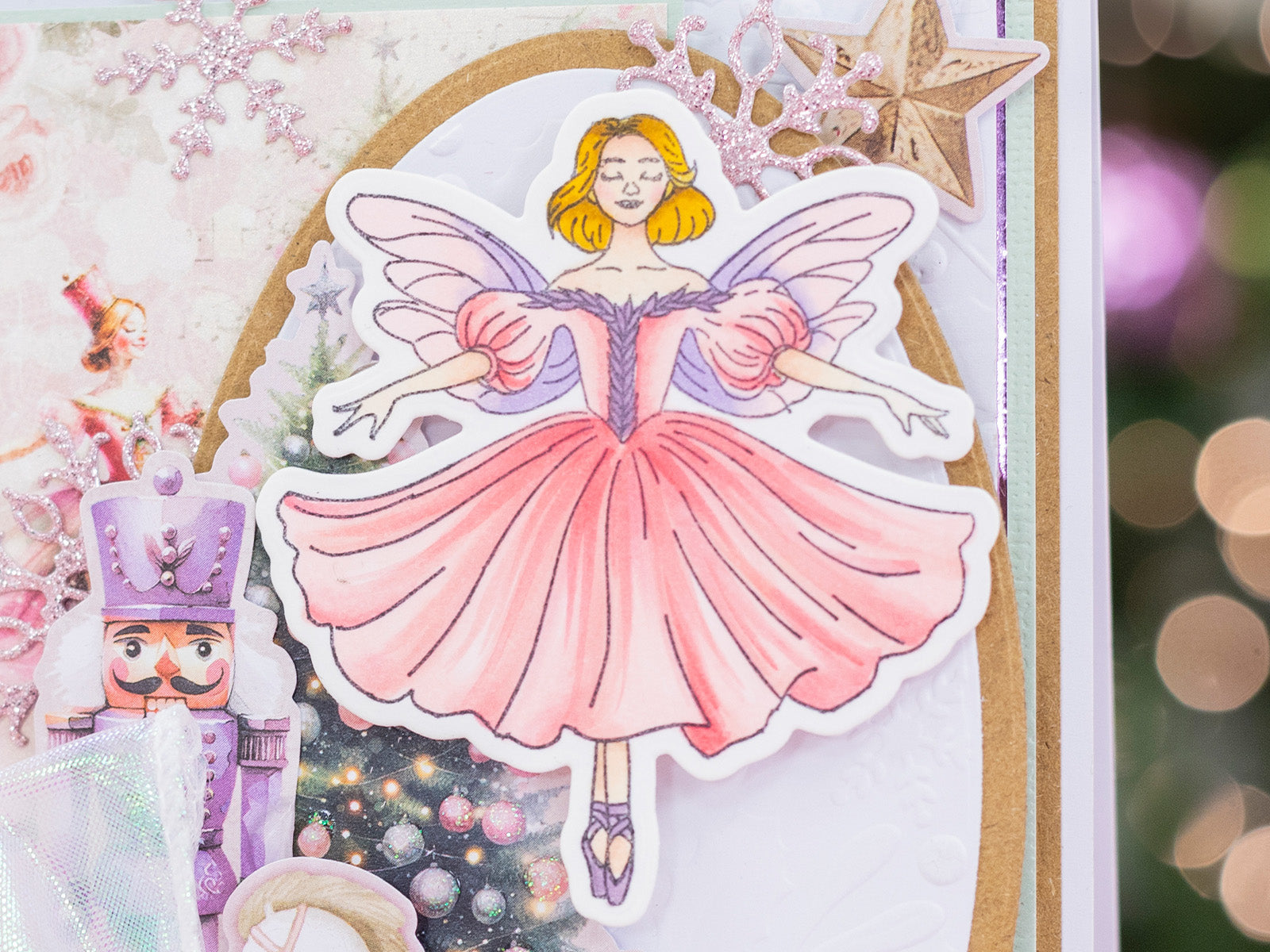 Sara Signature A Christmas Dream Stamp and Die - Sugar Plum Fairy
