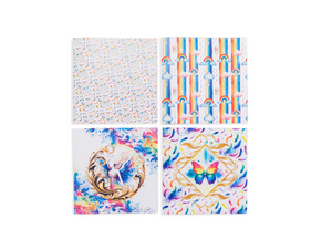 Paper Dienamics Rainbow Fairies Card & Envelopes