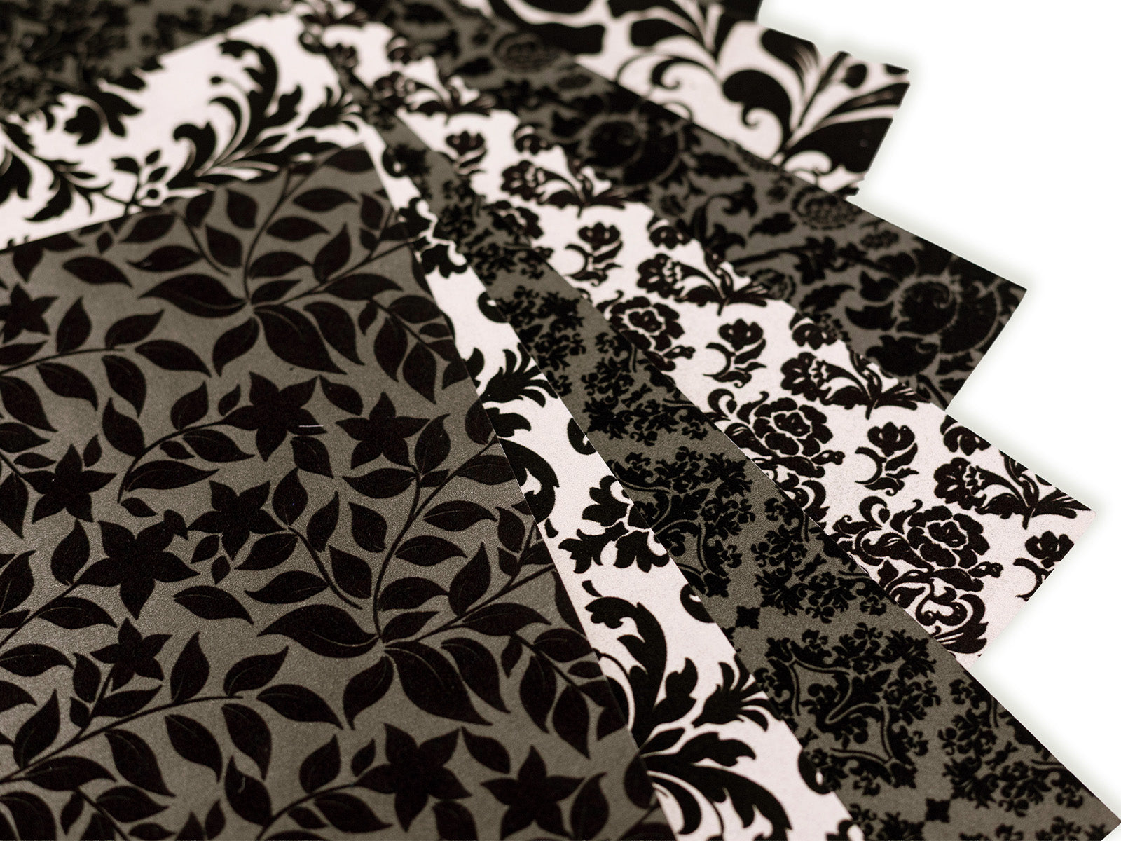 Flocked Damask Paper Pad - 12" x 12"