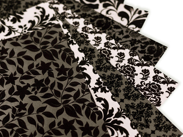 Flocked Damask Paper Pad - 12