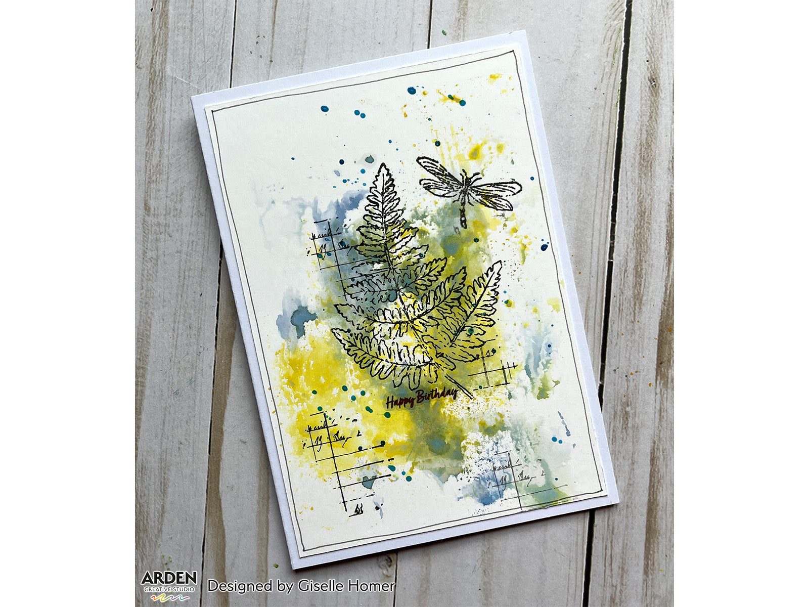 Arden Creative Studio Maker Series Fern Valley Layering Clear Stamp Set