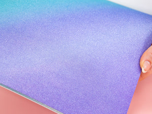 Crafter's Companion 12" x 12" Ombre Glitter Pad - Cool Tones