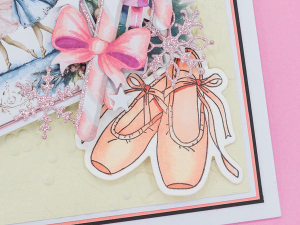 Sara Signature A Christmas Dream Stamp and Die - Elegant Slippers