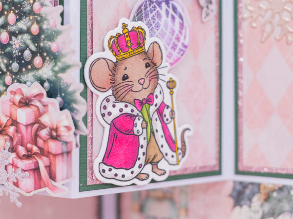 Sara Signature A Christmas Dream Stamp and Die - King Mouse
