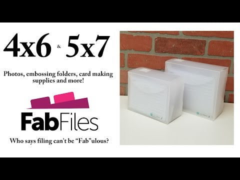 4X6 Fab File with Pockets