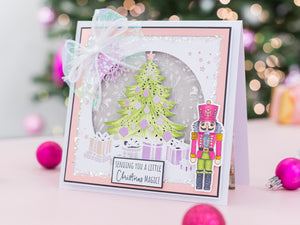 Sara Signature A Christmas Dream 5.5"x5.5" 3D Embossing Folder - Festive Foliage