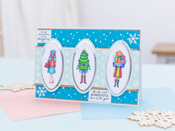 Crafter’s Companion Photopolymer Stamp - ‘Tis the Season to be Shopping