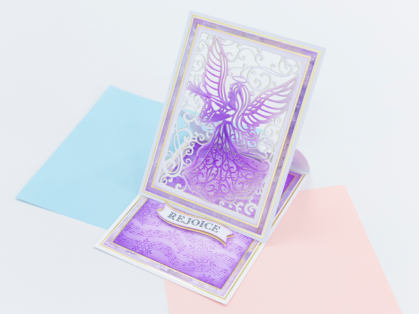 Crafter Companion Joyous Angel Metal Die Create-a-Card - Joyous Angel  
