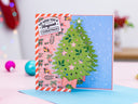 Crafter's Companion Retro Christmas Collection Luxury Linen Card - A4