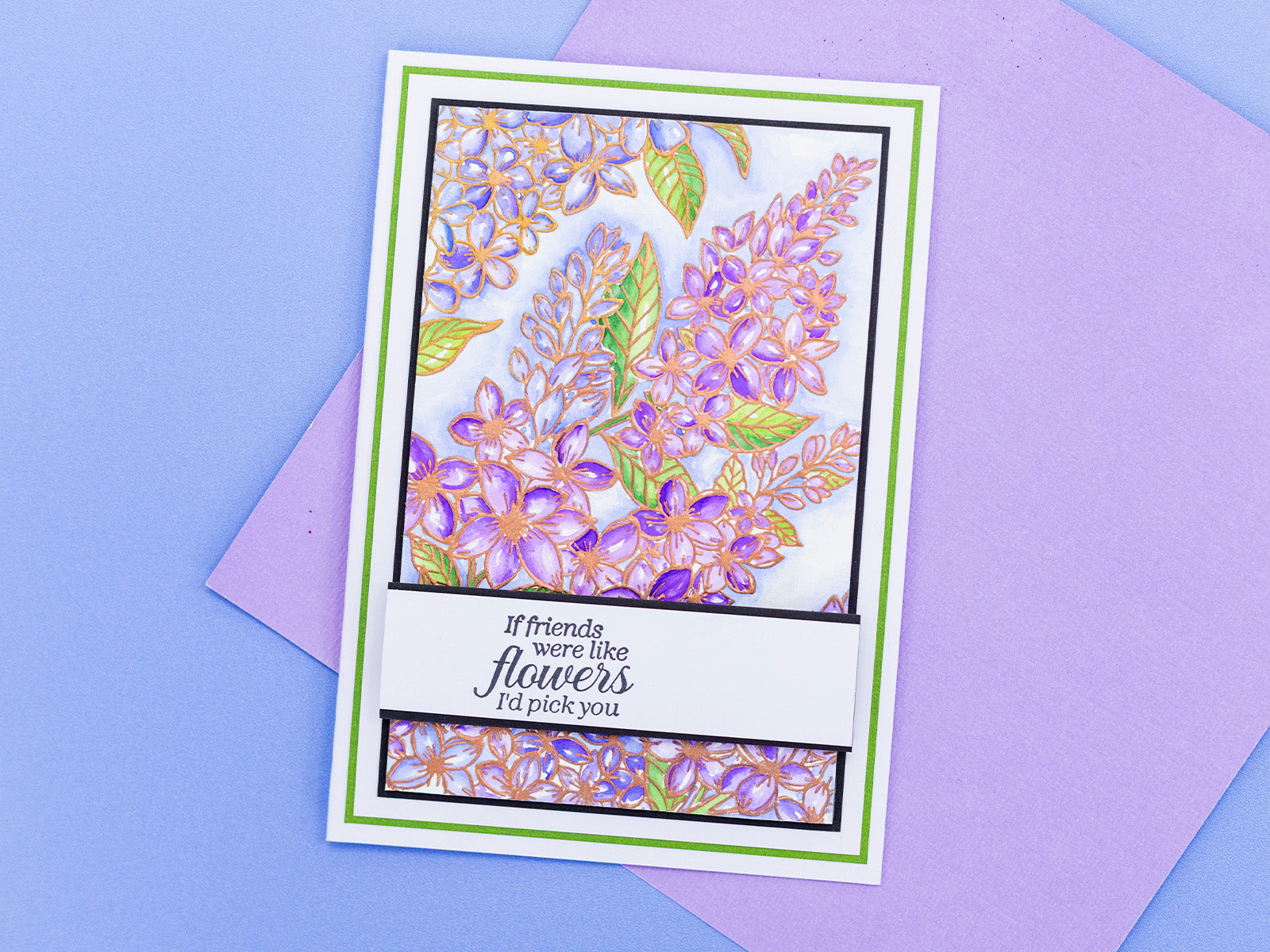 Sara Signature The Gilded Age 6" x 4" 2D Embossing Folder - Lilac