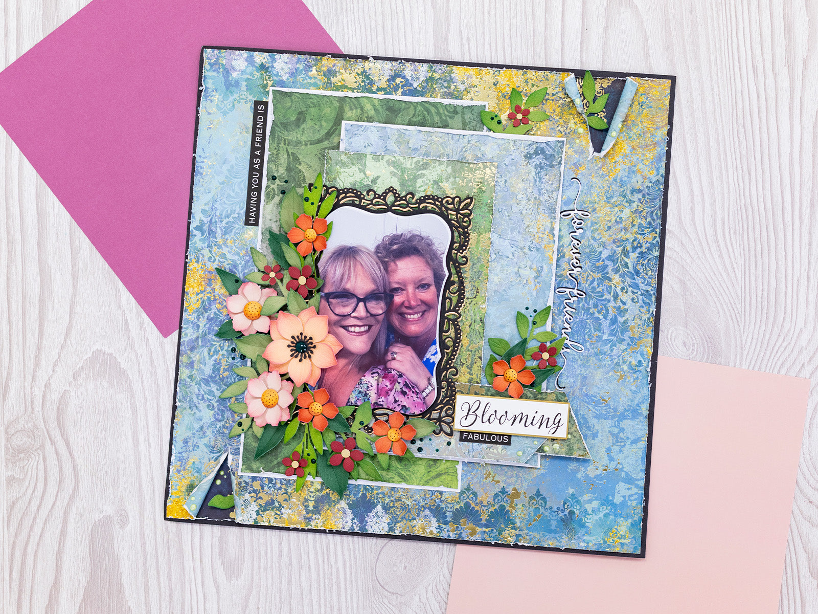 Crafter's Companion 12"x12" Paper Pad - Light Distressed Damask