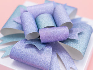 Crafter's Companion 12" x 12" Ombre Glitter Pad - Cool Tones