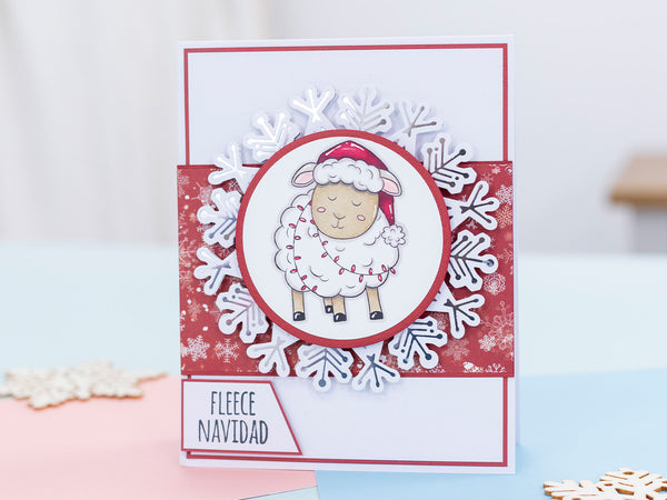 Crafter’s Companion Photopolymer Stamp - Fleece Navidad