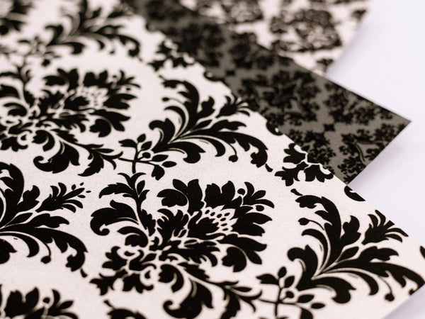 Flocked Damask Paper Pad - 12